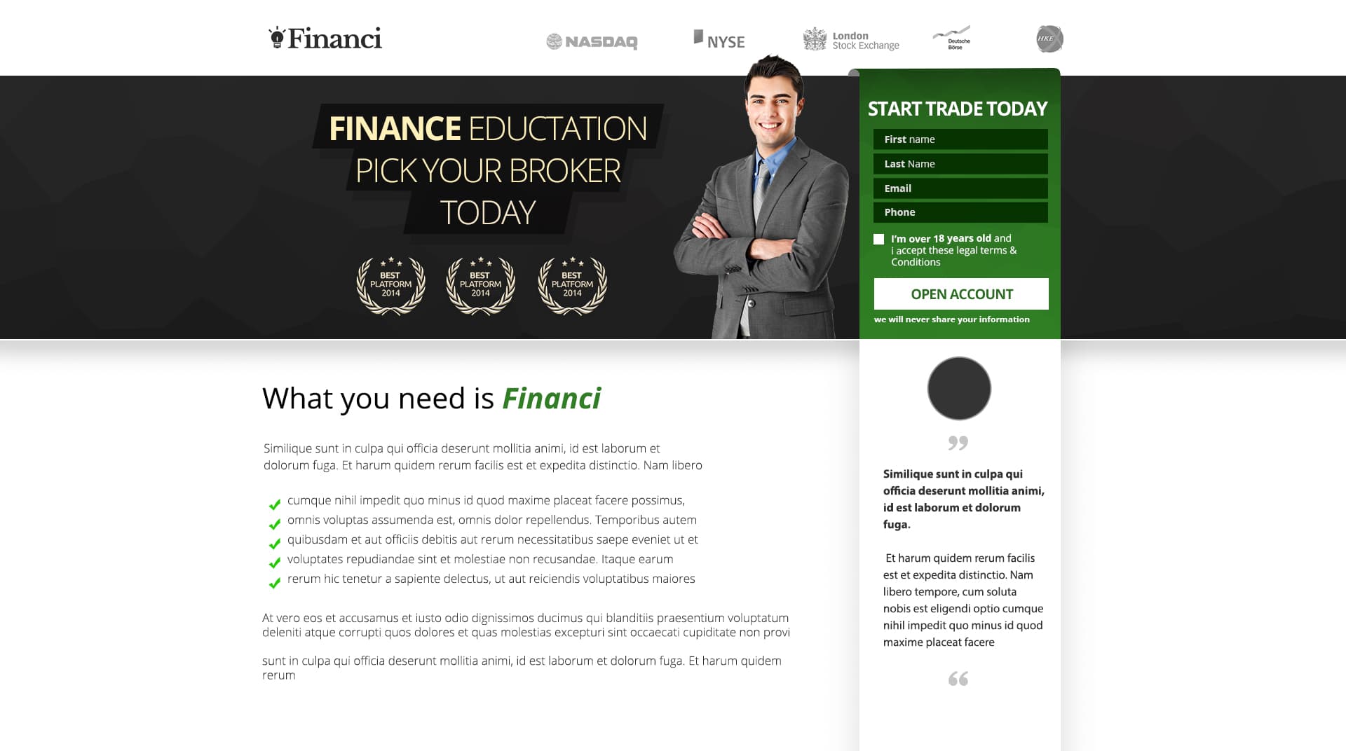 Bootstrap Templates primary